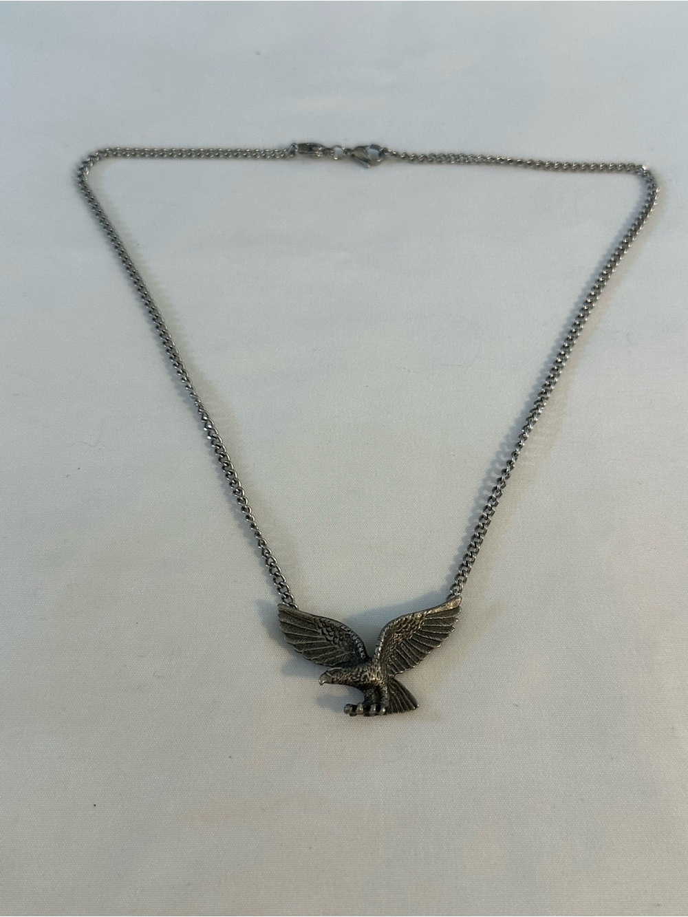 Vintage Avon Flying Eagle Necklace
